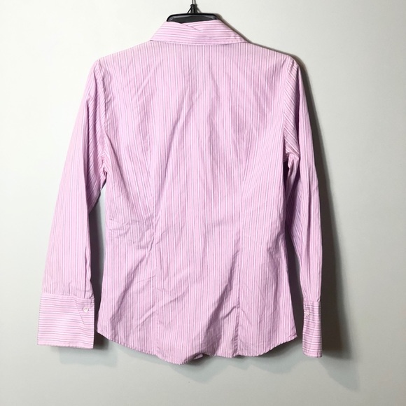 J. Crew lavender button down pleated shirt top - Picture 4 of 4